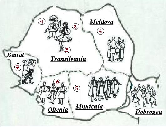 harta zone folclorice